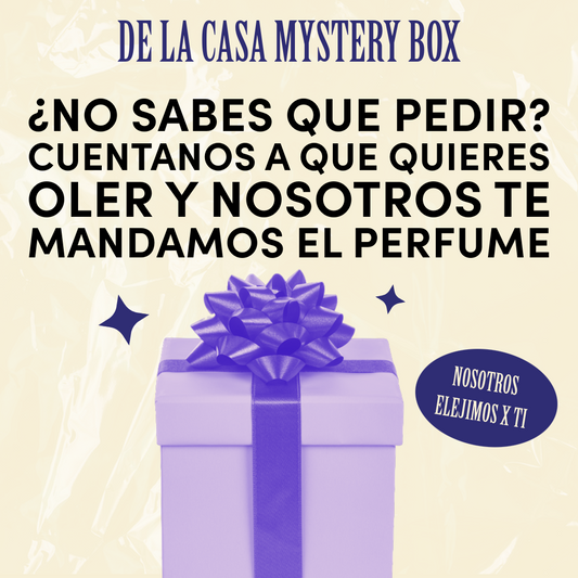 MYSTERY BOX PERFUME (TE MANDAREMOS MENSAJE PARA SABER A QUE QUIERES OLER)